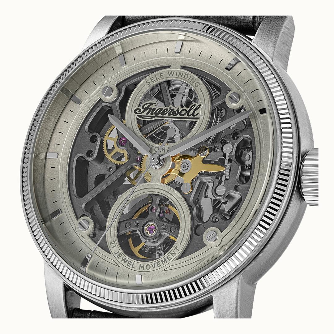 Ingersoll 1892 The Guy I17501 Herren Armbanduhr Grau • Automatikwerk • Mineralglas, Bild 2
