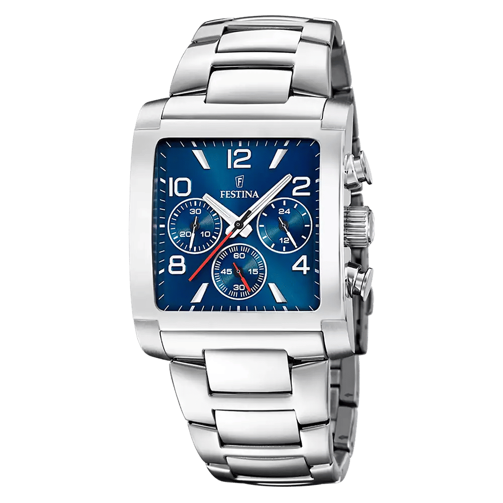 Festina Timeless Chronograph F20652/1 Herrur • Kvartsrörelse • Mineralglas