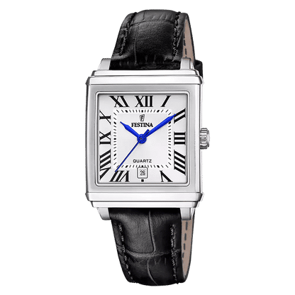 Festina On the Square F20682/3 Damklocka Silver • Mineralglas • Kvartsur