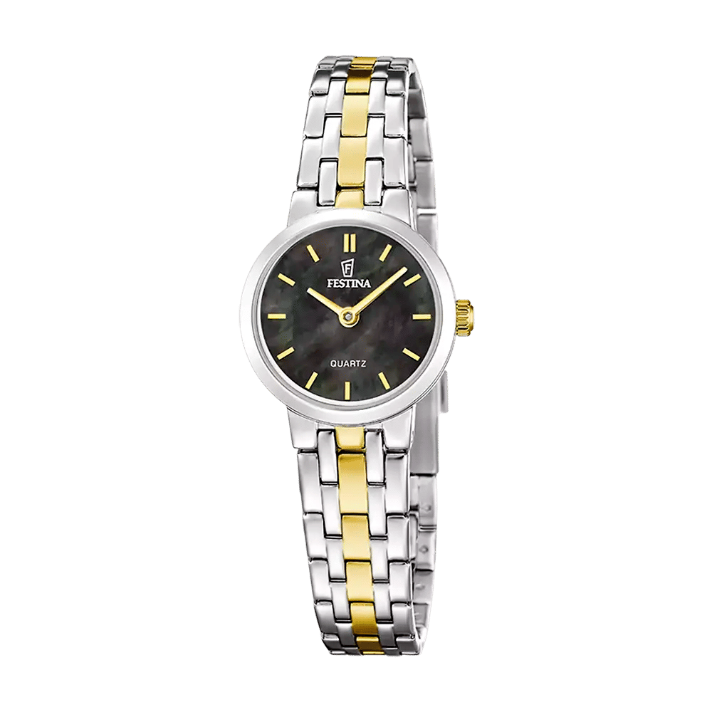Festina Mademoiselle F20747/4 Damklocka Svart • Kvartsur • Mineralglas