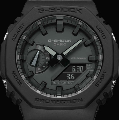 Casio G-Shock GA-2100-1A1ER Herrenuhr • Carbon Core Guard • Extra flaches Design