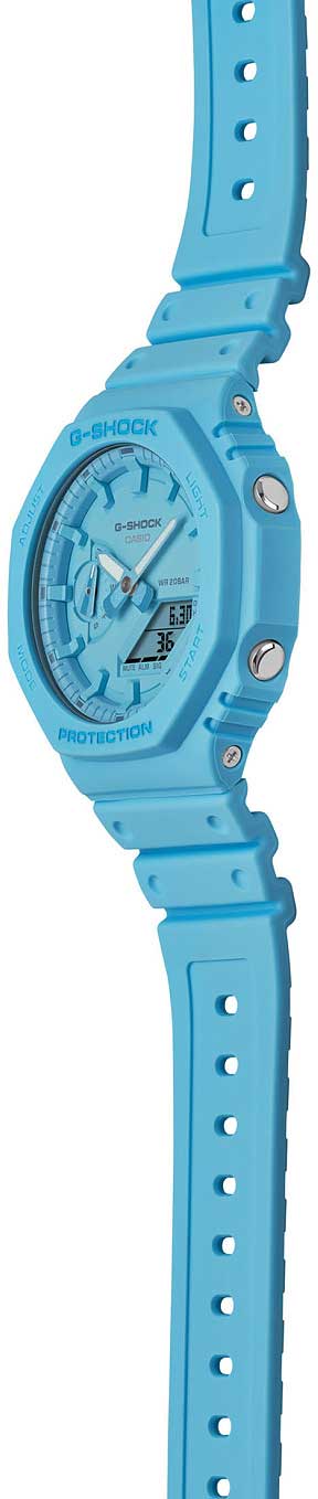 Casio G-Shock GA-2100-2A2ER Herrenuhr • Carbon Core Guard • Schockresistent