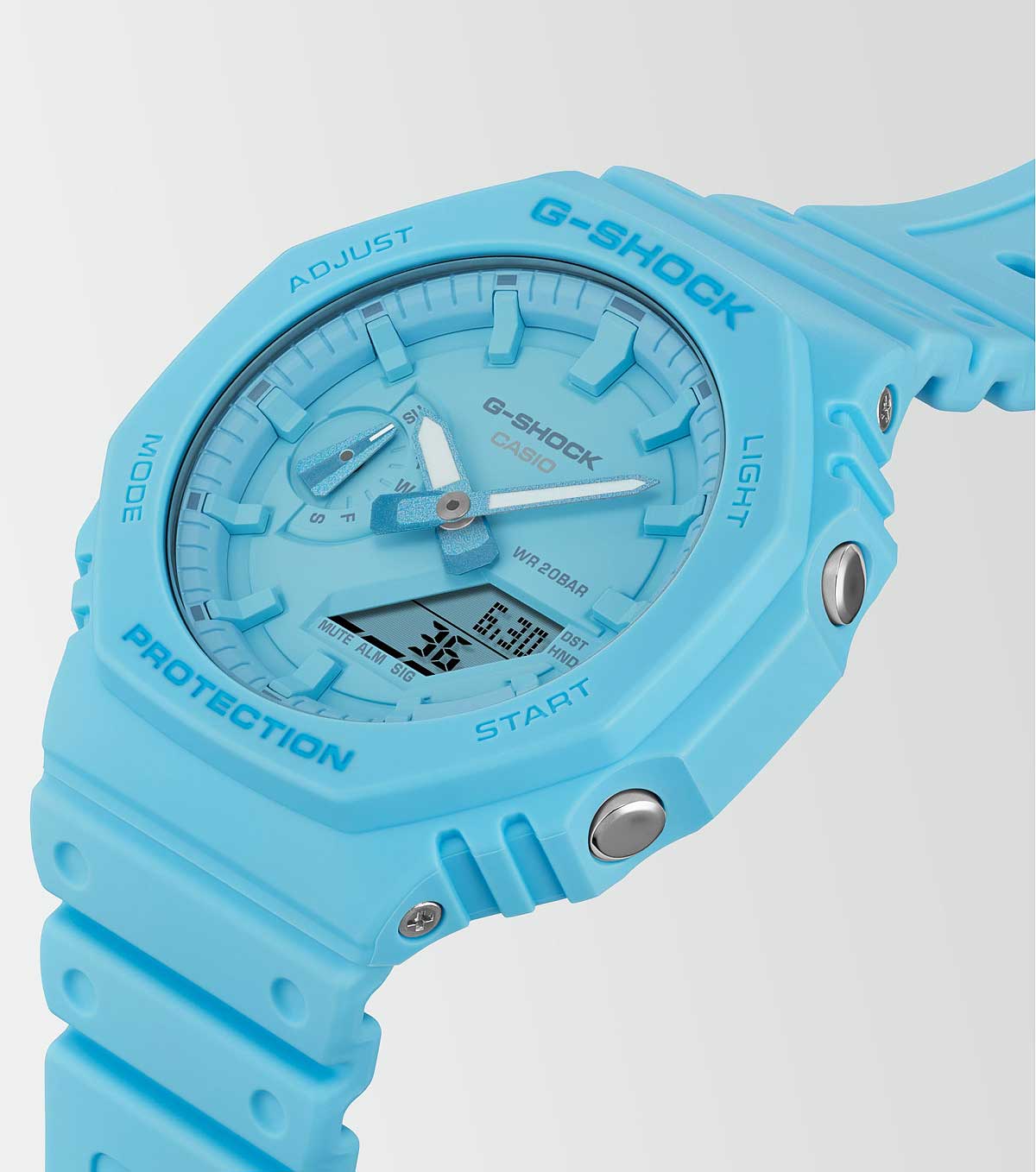 Casio G-Shock GA-2100-2A2ER Herrenuhr • Carbon Core Guard • Schockresistent
