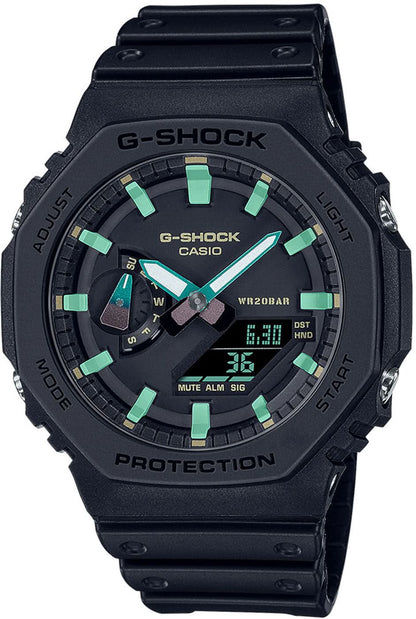 Casio G-Shock GA-2100RC-1AER Herrenuhr • Extreme Stoßfestigkeit • Weltzeitfunktion