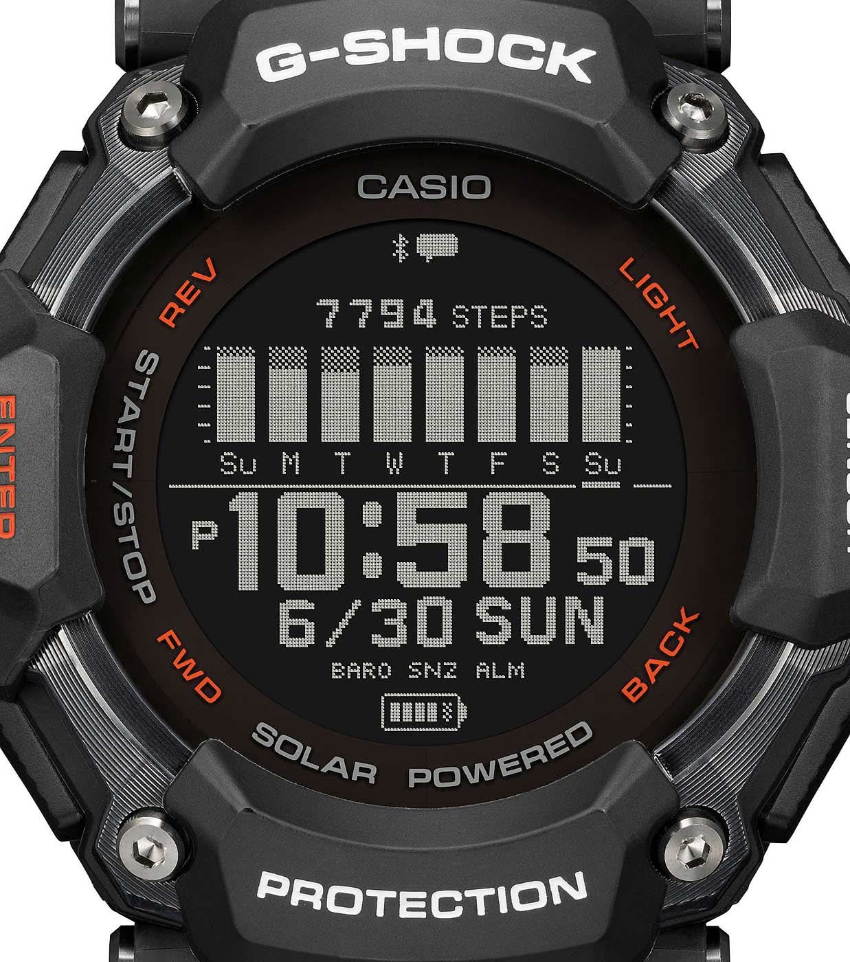 Casio G-Shock GBD-H2000-1AER Herrenuhr • Smarte Funktionen • Tough Solar