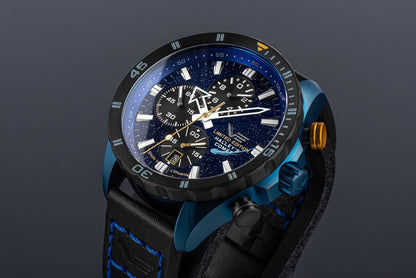 Vostok Europe Halley's Comet 6S10-320E694 Herrenuhr • Aventurin-Zifferblatt • 20 ATM