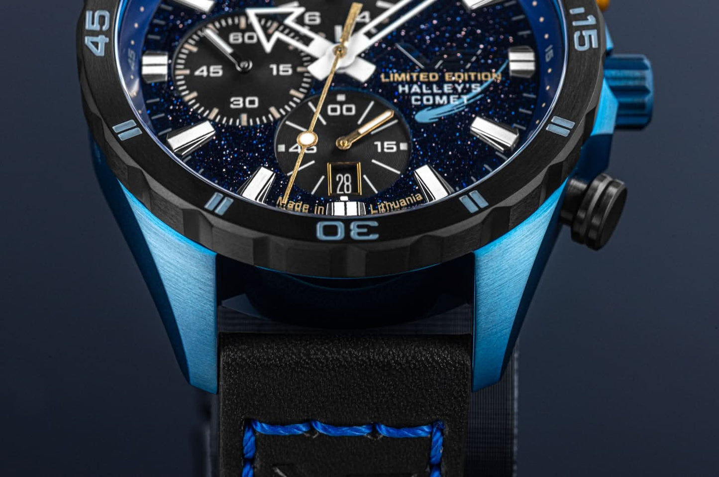 Vostok Europe Halley's Comet 6S10-320E694 Herrenuhr • Aventurin-Zifferblatt • 20 ATM