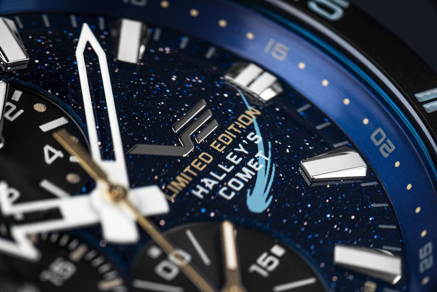 Vostok Europe Halley's Comet 6S10-320E694 Herrenuhr • Aventurin-Zifferblatt • 20 ATM