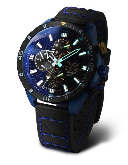 Vostok Europe Halley's Comet 6S10-320E694 Herrenuhr • Aventurin-Zifferblatt • 20 ATM