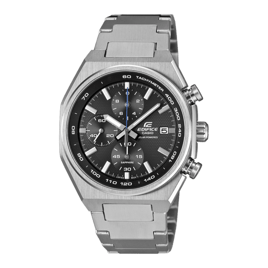 Casio Edifice EFS-S660D-1AEF Herren Armbanduhr Silber • Saphirglas • Solarchronograph