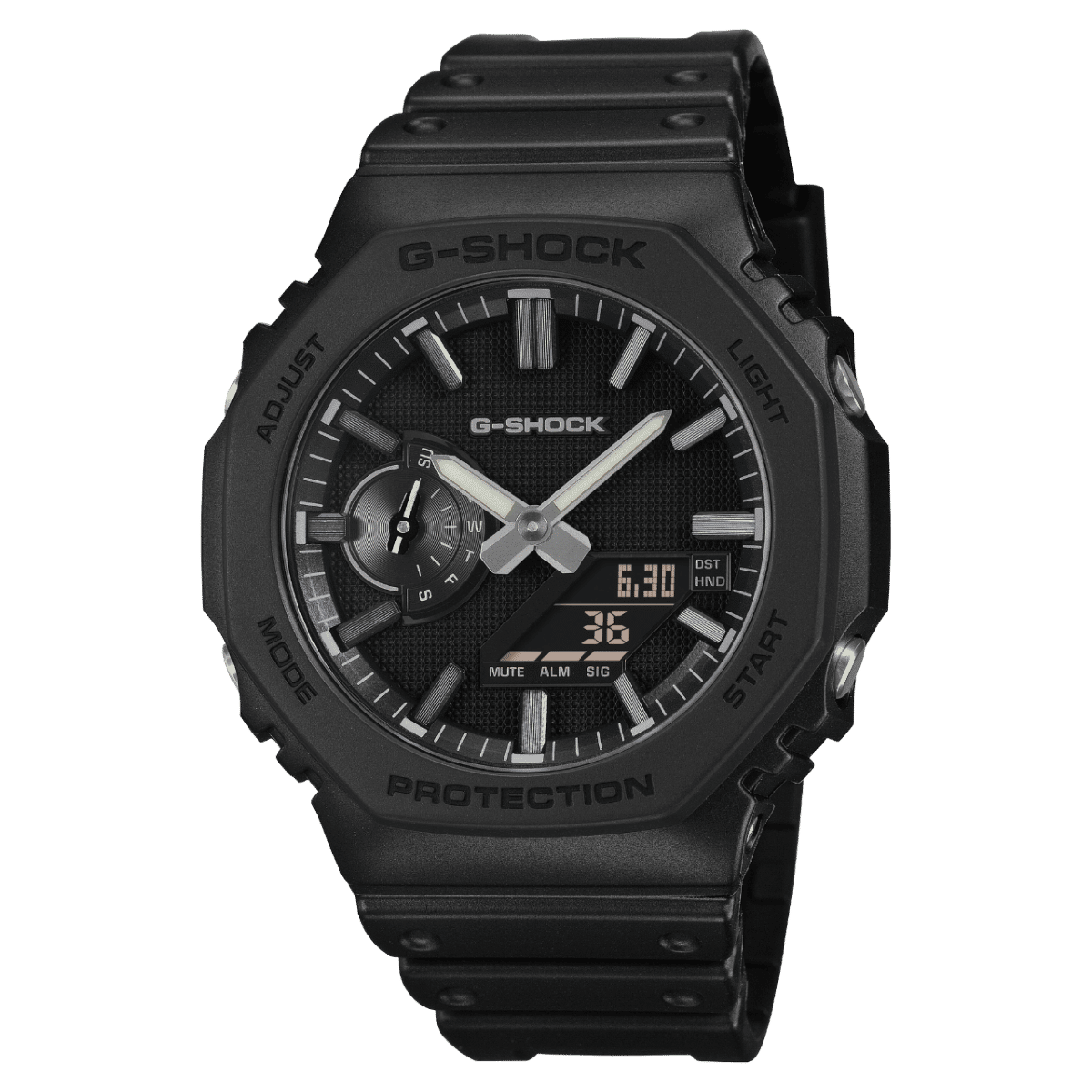 Casio G-Shock GA-2100LXB-1AER Herren Armbanduhr • Biobasiertes Resin • Luxe Black Design