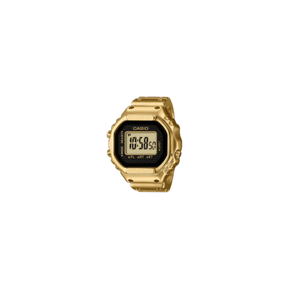 Casio CRW-001G-9ER Ringuhr Digital Goldfarben • Goldionenbeschichtung • Dual-Zeit & Stoppuhr