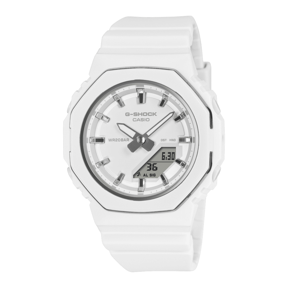 Casio GMA-P2110-7AER G-Shock Classic Damenuhr Weiß • Ana-Digi • Biobasiertes Resin