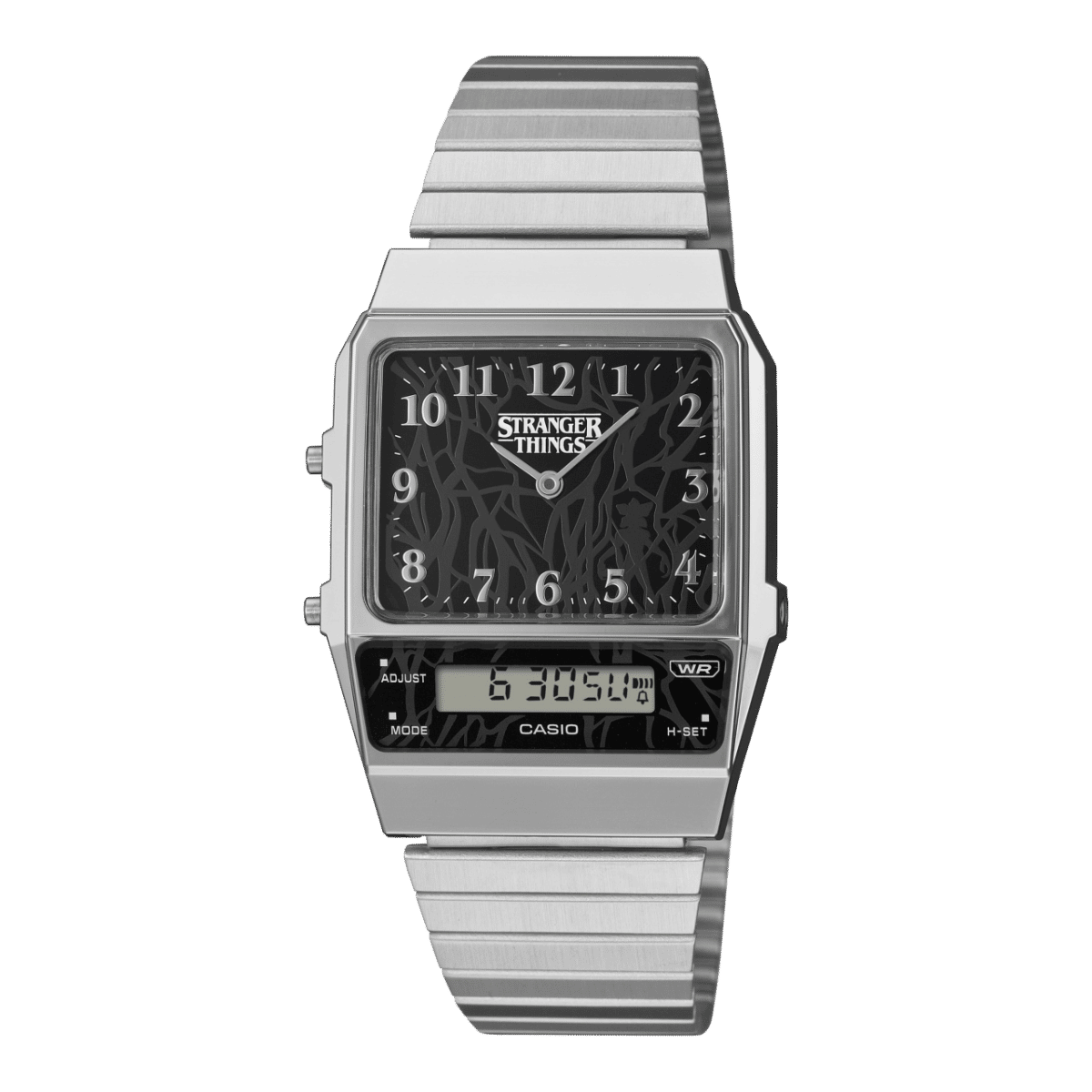Casio Vintage AQ-800EST-1AER Armbanduhr Schwarz • Casio x Stranger Things • Analog-Digital