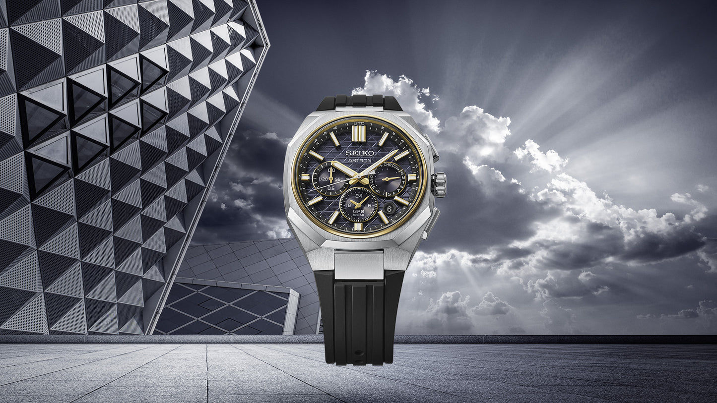 Seiko Astron HAB003J1 Herrenuhr Bicolor • GPS Solar • Saphirglas, Bild 2