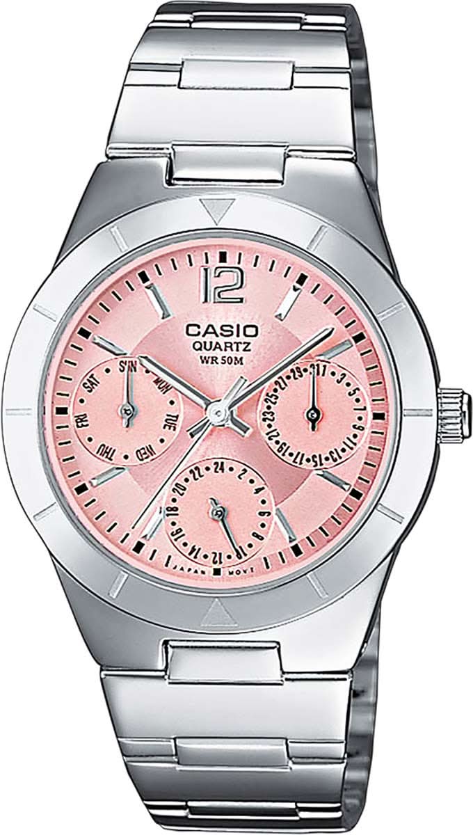 Casio Collection LTP-2069D-4AVEG Women's Watch • Elegant Multi-Dial • Practical Date Display