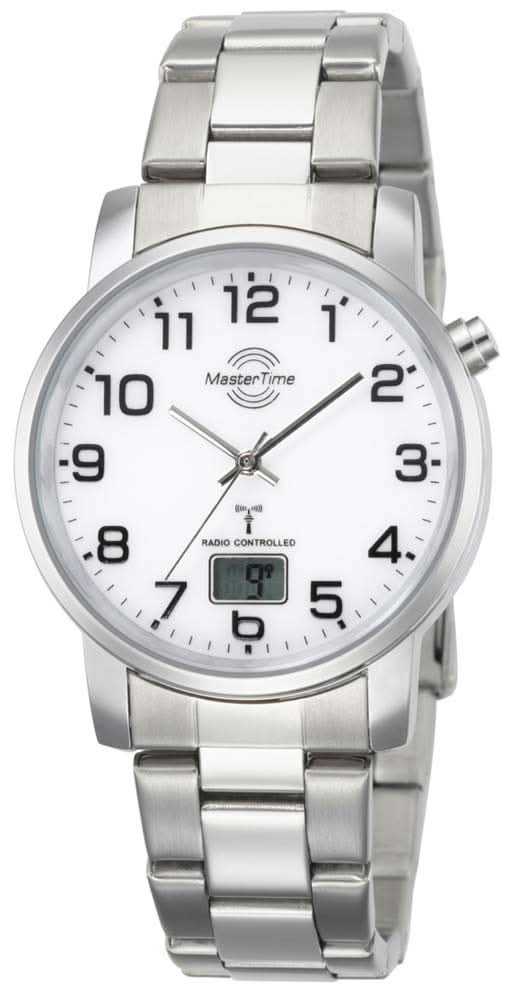 Master Time Basic MTGA-10300-12M Herrenuhr • Funkpräzision • Hohe Ablesbarkeit