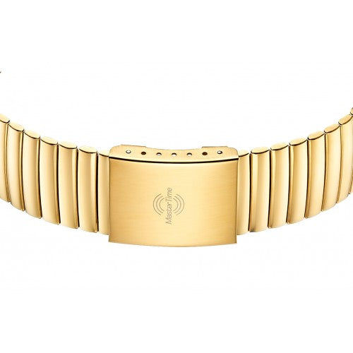Master Time Super Power MTGA-10946-12Z Herren Armbanduhr Goldfarben • Funkuhrwerk • Leuchtzeiger & Leuchtziffern, Bild 3