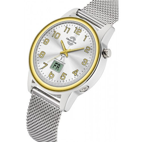 Master Time Lady Line MTLA-101003-42M Damen Armbanduhr Bicolor • Funksteuerung • Milanaise-Armband, Bild 2