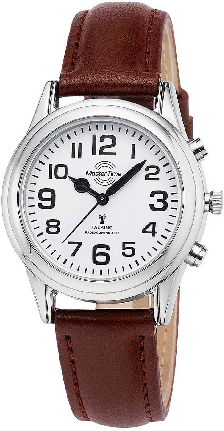 Master Time Funk MTLA-10807-12L Damenuhr • Sprechende Funktion • Präzision
