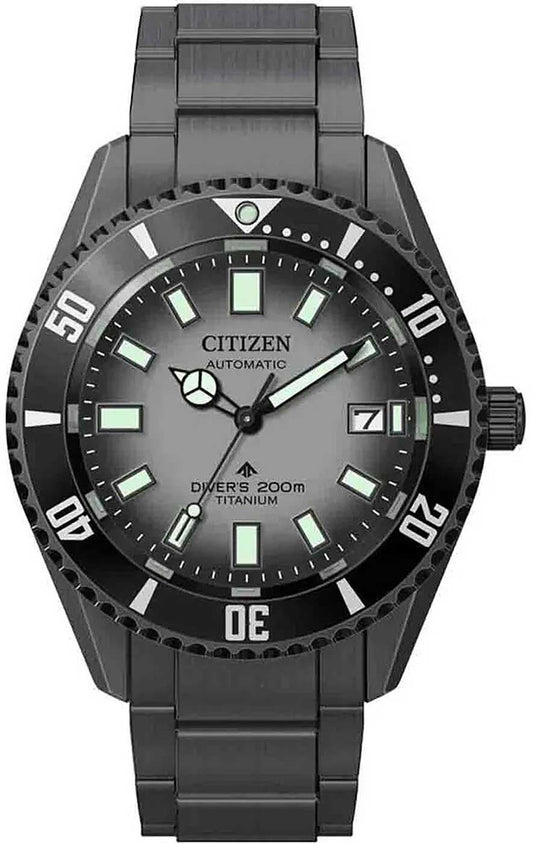 Citizen Promaster Marine NB6025-59H Herrenuhr • Super Titanium • Automatik