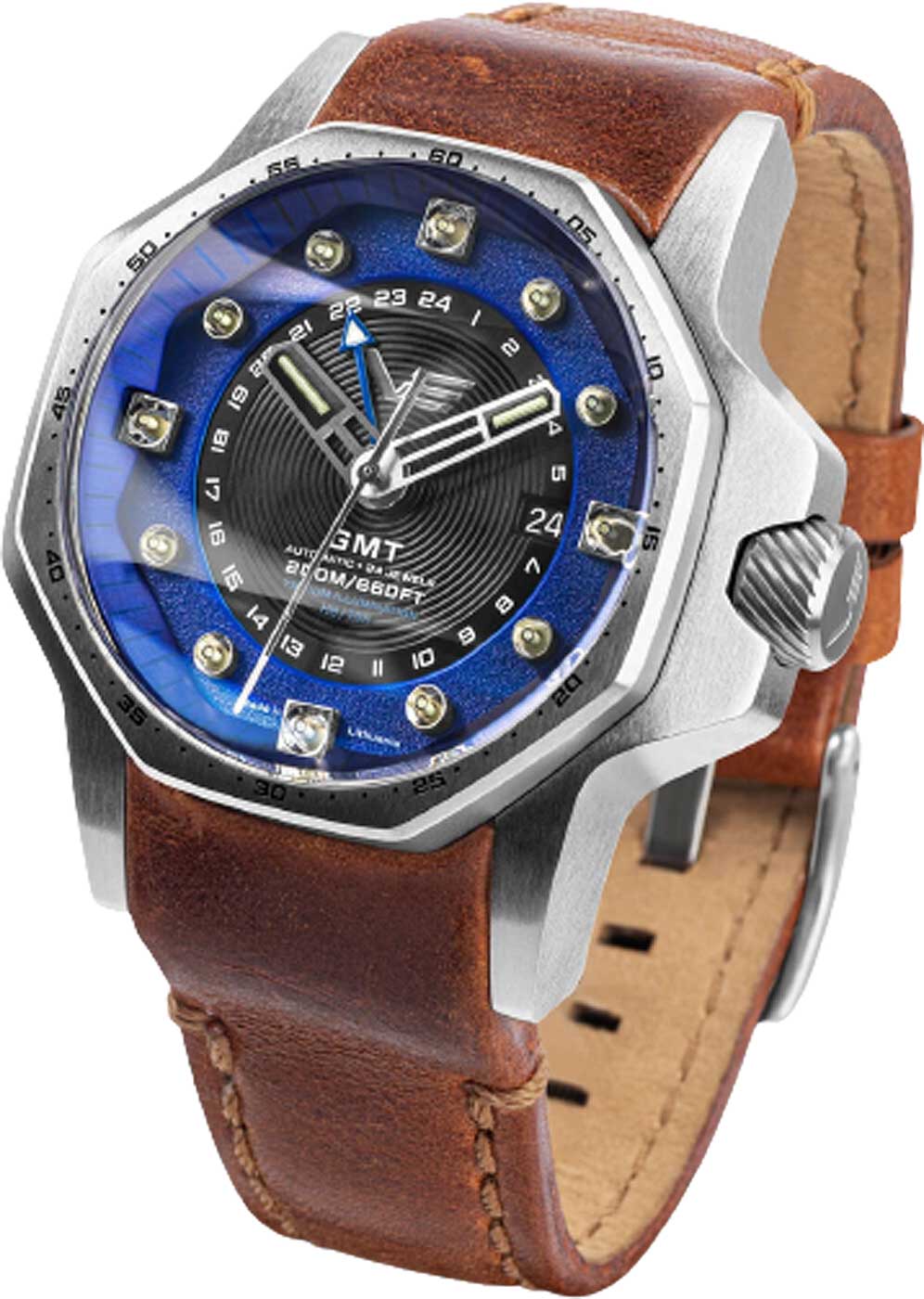 Vostok Europe Atomic Age NH34-640A701 Herren • GMT • GTLS