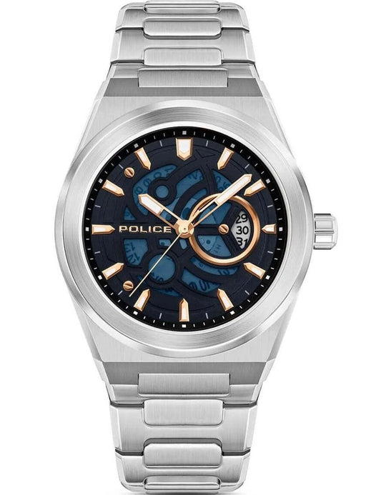Police Ofset PEWJH2228008 Herrenuhr Blau • Mineralglas • Quarzwerk