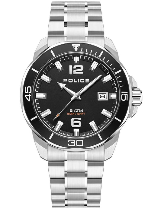 Police Thornton PEWJH2228104 Herrenuhr Schwarz • Quarzwerk • Edelstahlgehäuse