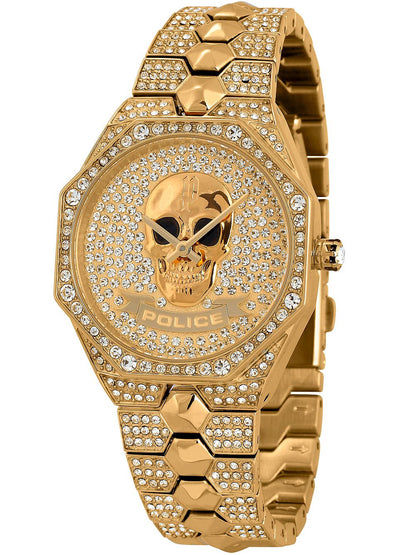 Police Montaria PL16027BSG.22M Damenuhr Gold • Mineralglas • Quarzwerk