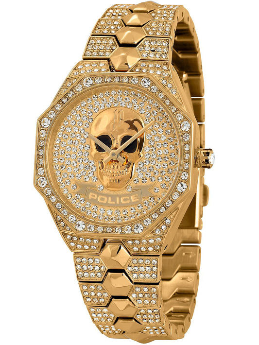 Police Montaria PL16027BSG.22M Damenuhr Gold • Mineralglas • Quarzwerk
