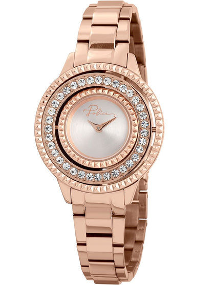 Police Pilat PL16037BSR.32M Damenuhr Roségold • Mineralglas • Leuchtzeiger