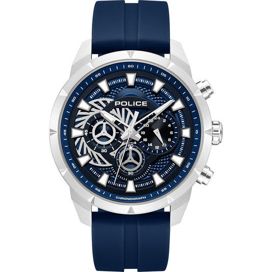 Police Neist PEWGQ0092702 Herrenuhr Blau • Quarz-Chronograph • Mineralglas