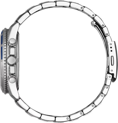 Citizen AN8201-57L Herrenuhr • Chronograph • Blaues Zifferblatt