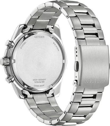 Citizen AN8201-57L Herrenuhr • Chronograph • Blaues Zifferblatt
