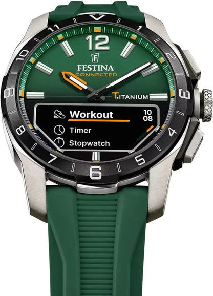Festina Connected D F23000/2 Herrenuhr • Robustes Titan • Saphirglas