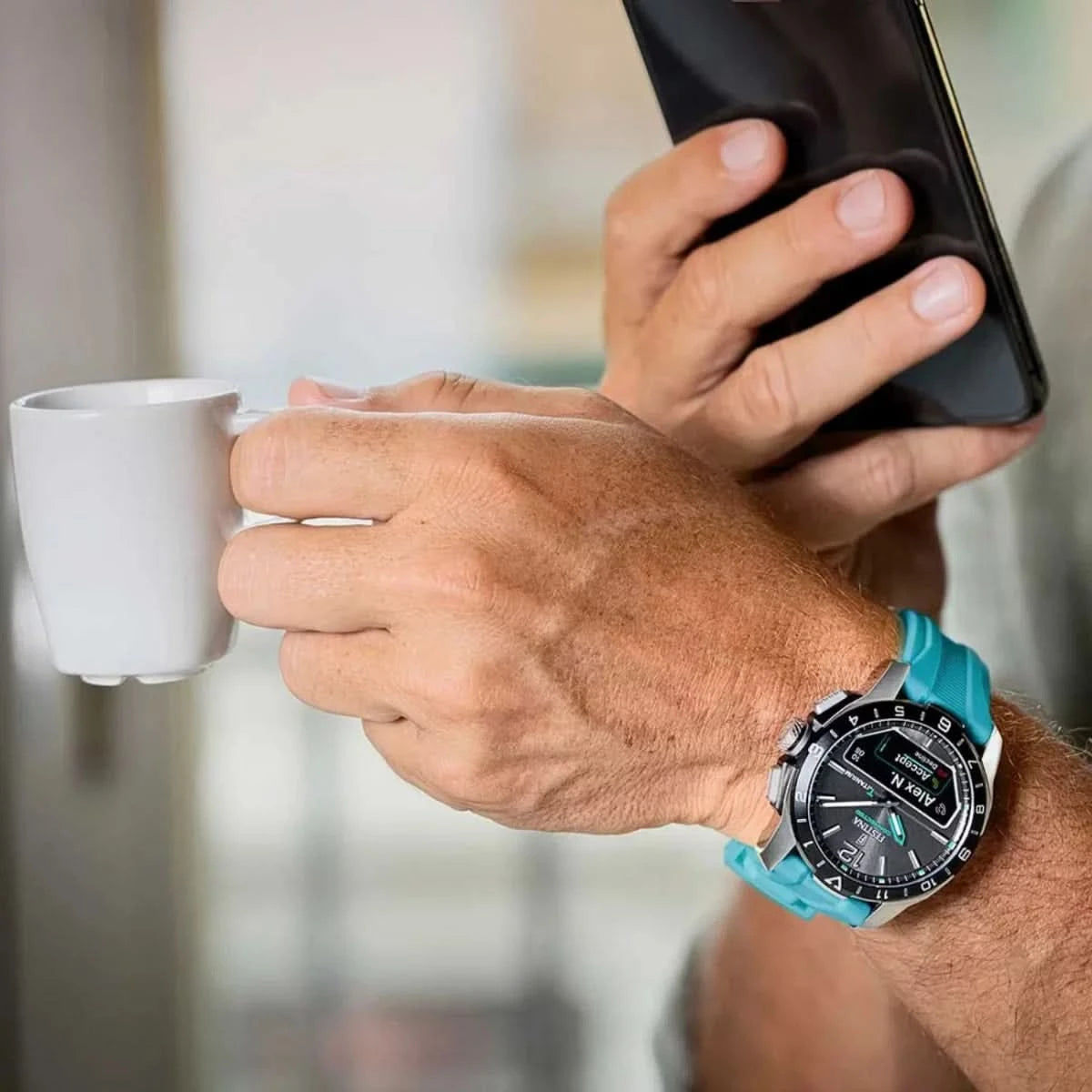 Festina Connected D F23000/5 Herrenuhr • Hybrid • Titan