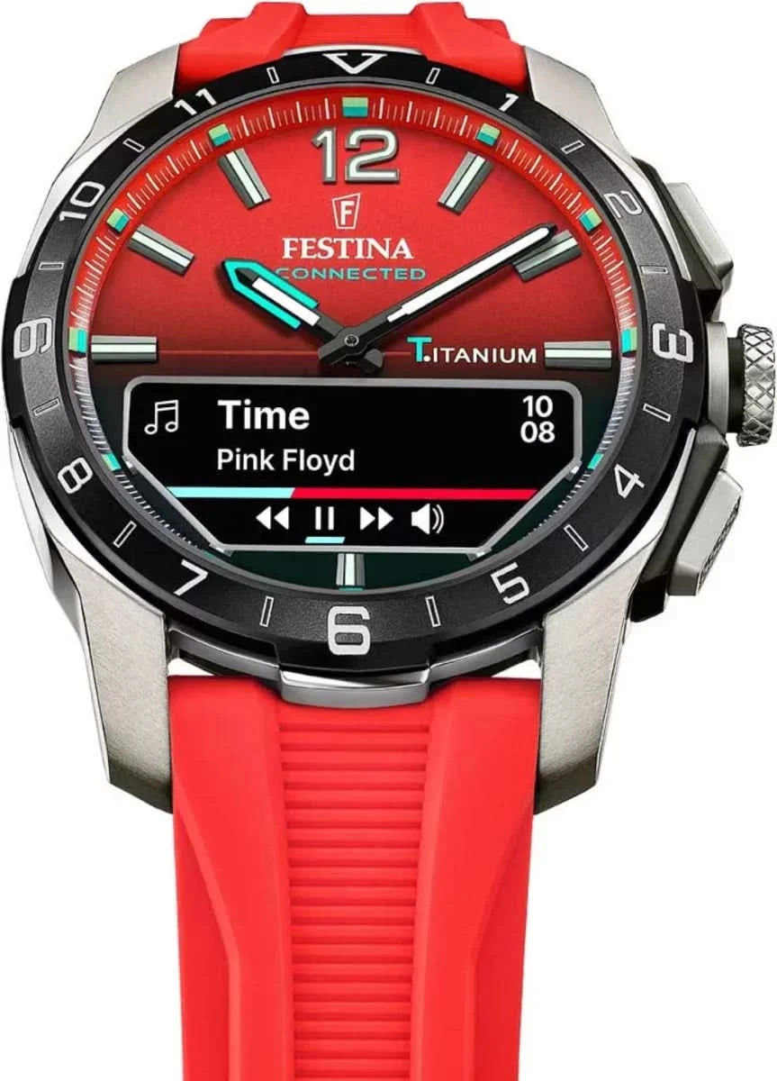 Festina Connected D F23000/6 Herrenuhr • Titangehäuse • Saphirglas