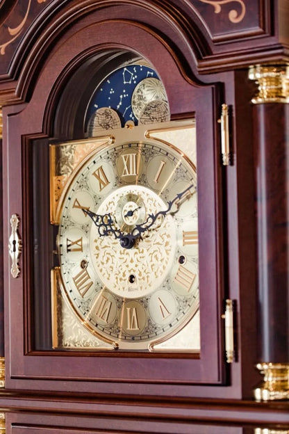 Hermle Standuhr 206x62x36 cm Holz • Triple Chime • Mondphase