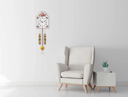 Hermle Wall Clock 62x29x21 cm Wood • Mechanical Movement • Half-hour Strike