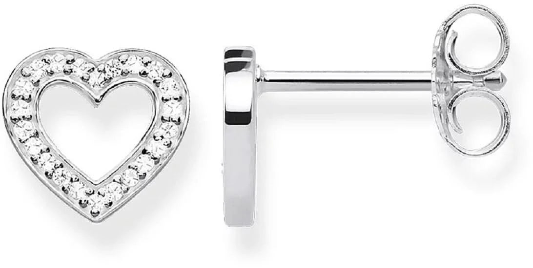 Ohrstecker Herzen groß - 925 Sterlingsilber