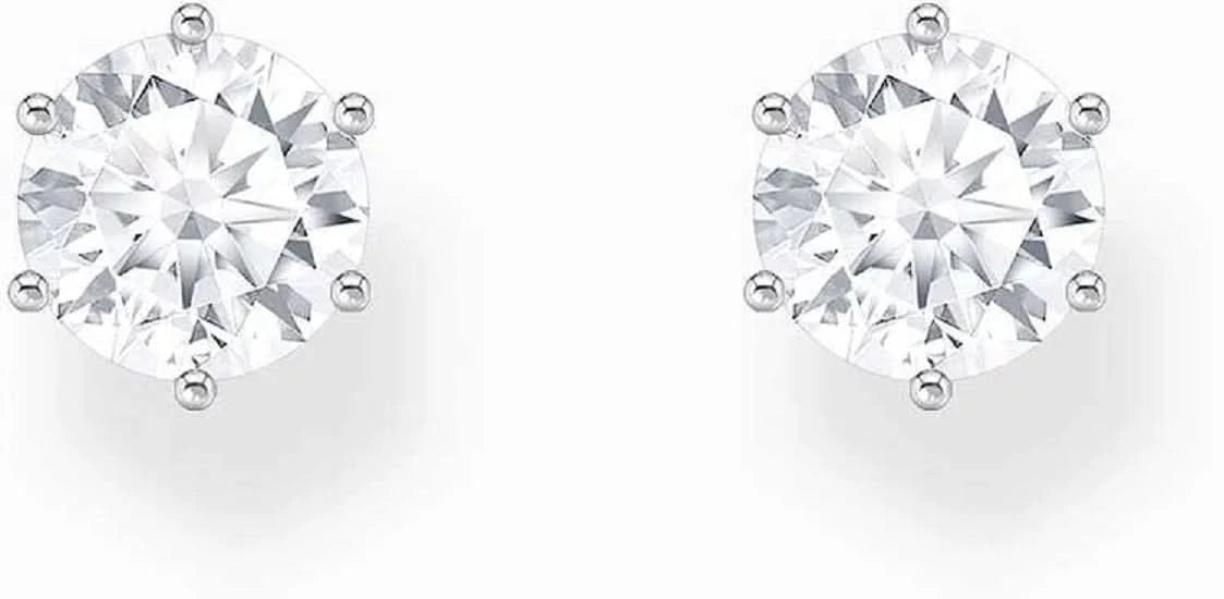 Ohrrstecker mit weißem Zirkoniastein im Brillantschliff - Thomas Sabo Modell: H2301-051-14