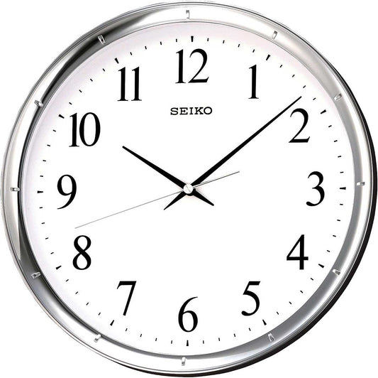 Seiko Wanduhr 28,7x28,7x4,0 cm Kunststoff • Geräuschloses Quarzwerk • Klares Design