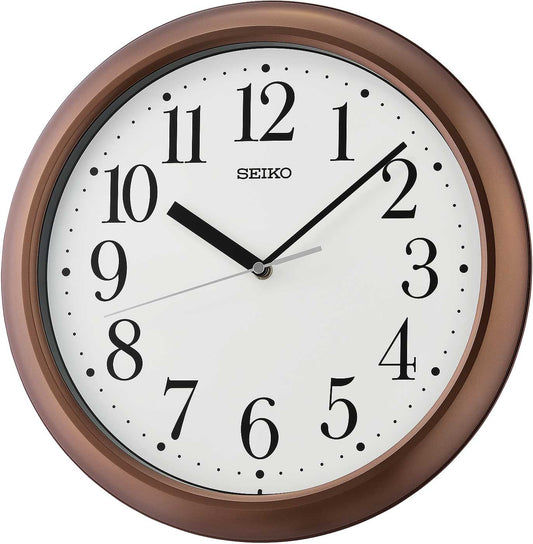 Seiko Wanduhr 32,5 cm Ø Kunststoff • Präzises Quarzwerk • Klares Design