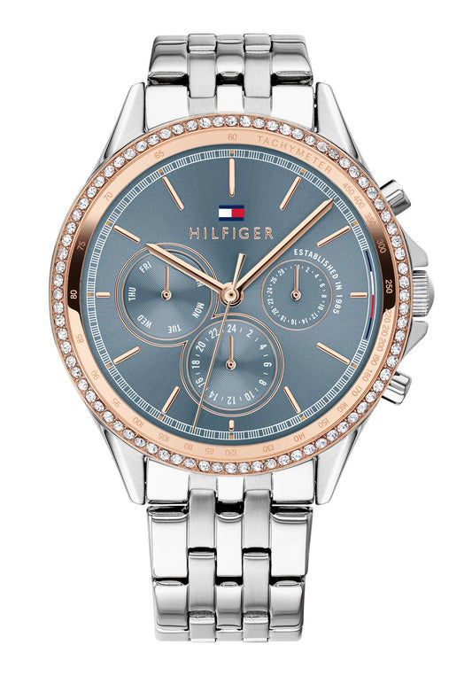 Tommy Hilfiger Ari Damenuhr Anthrazit • Elegantes Design • Quarzwerk