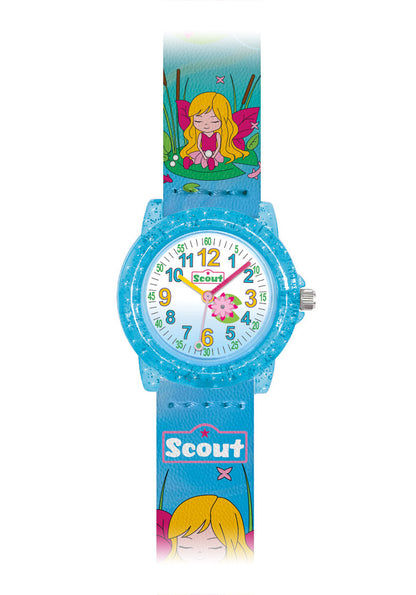 Scout Wasserelfe Kinderuhr • Quarzwerk • Waschbares Textilband