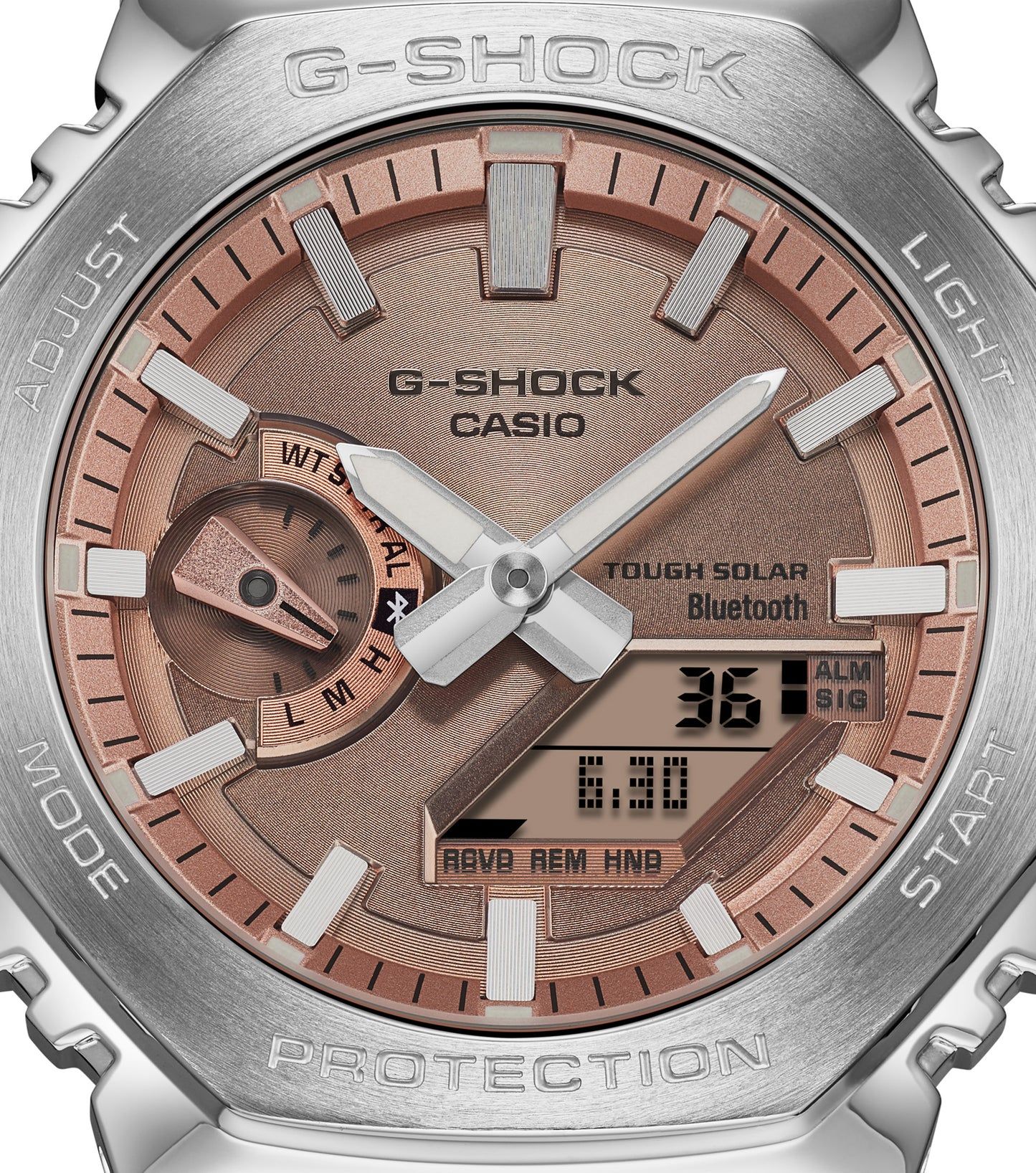 Casio G-SHOCK GMW-B5000GD-4 Herren Armbanduhr Silber/Kupfer • Tough Solar & Bluetooth • Multiband 6 Funkuhr, Bild 2