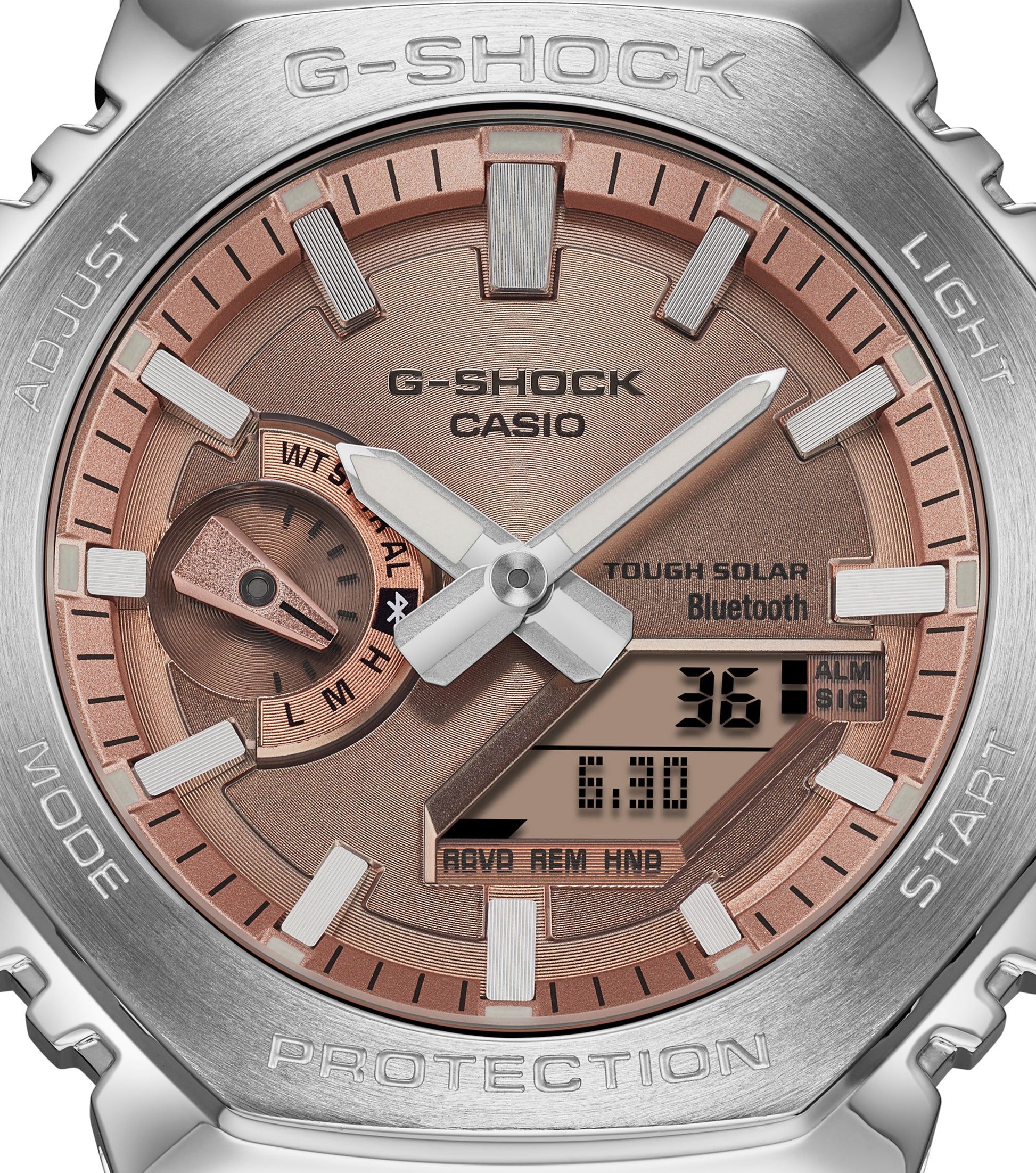 Casio G-SHOCK GMW-B5000GD-4 Herren Armbanduhr Silber/Kupfer • Tough Solar & Bluetooth • Multiband 6 Funkuhr, Bild 2