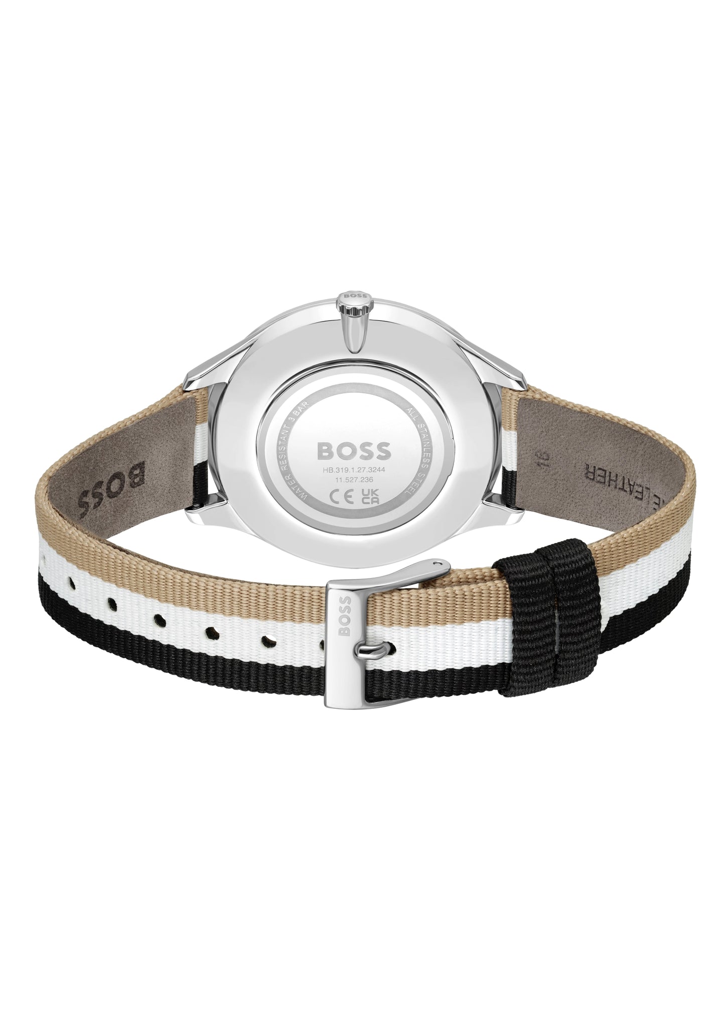 BOSS Pura 1502694 Damen Armbanduhr Silber • Sunray-Zifferblatt • Quarzwerk, Bild 3