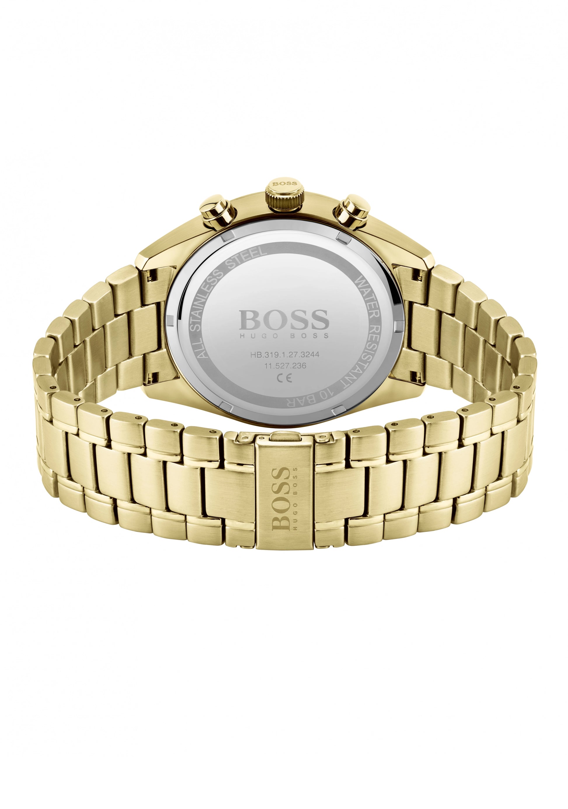 BOSS Champion 1513848 Herren Chronograph Gold • Goldenes Edelstahlarmband • 10 ATM Wasserdicht, Bild 3