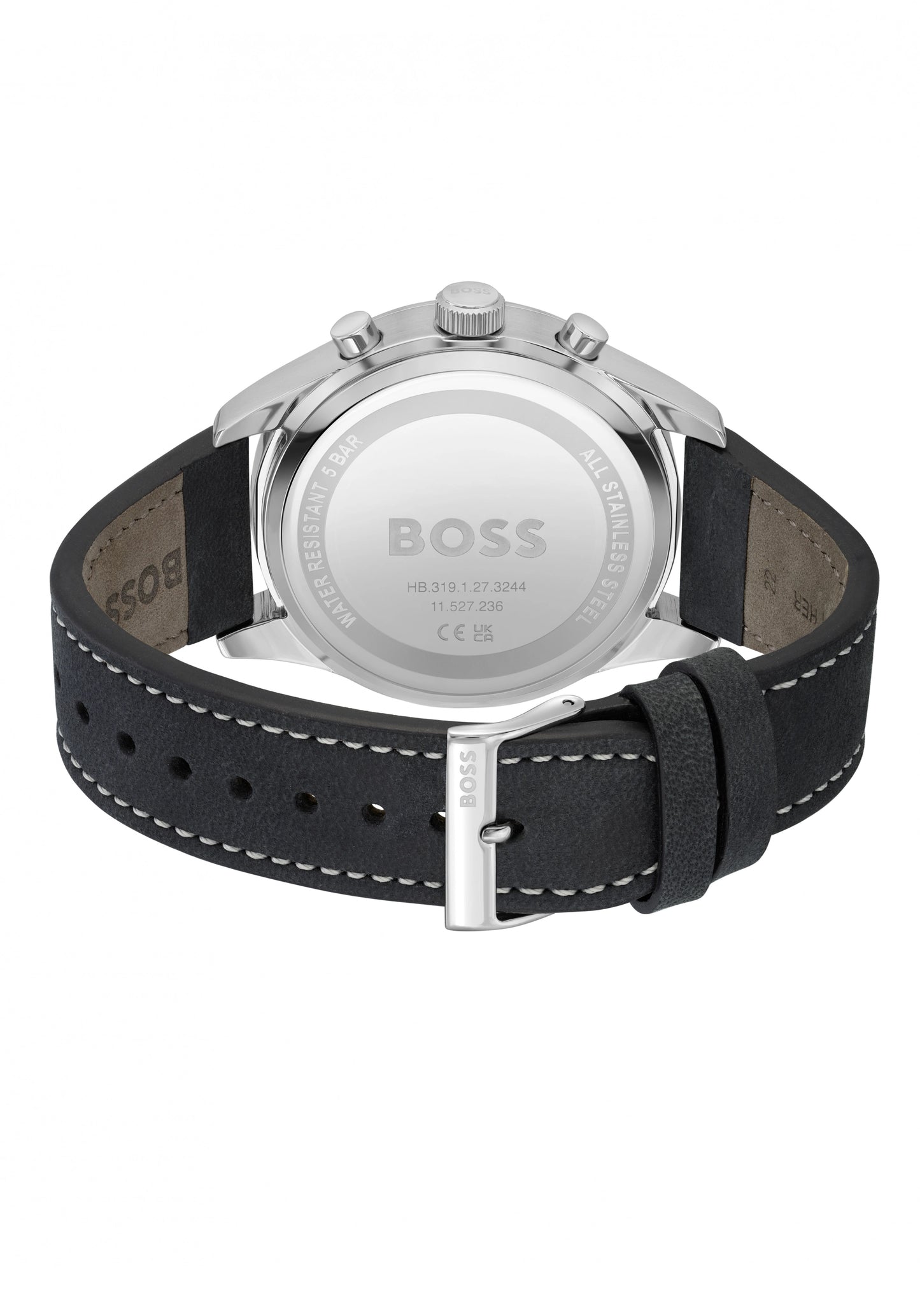 BOSS View 1514008 Herren Chronograph Schwarz • Edelstahlgehäuse 44 mm • Mineralglas, Bild 3